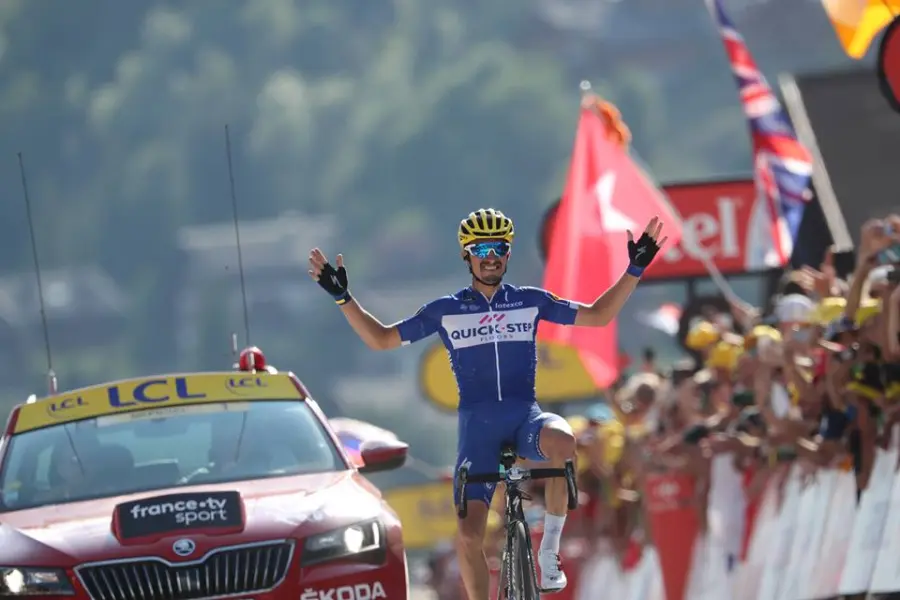 Tour de France 2018, festa francese con Alaphilippe