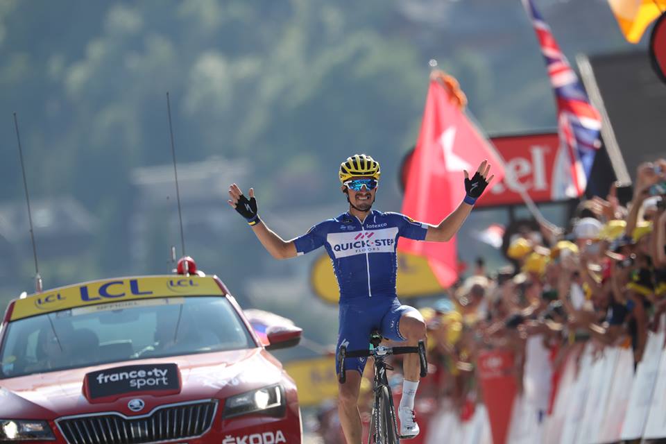 Tour de France 2018, festa francese con Alaphilippe
