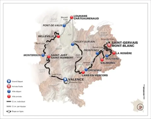 Giro del Delfinato 2018, presentazione favoriti e tappe