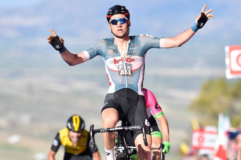 Giro d'Italia 2018, Wellens sparata vincente