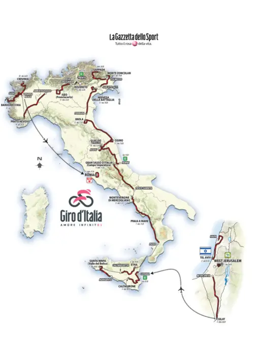 Giro d'Italia 2018, il quadro dei big al via
