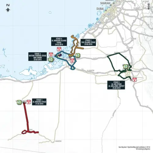 Abu Dhabi Tour 2018: percorso, tappe e migliori iscritti