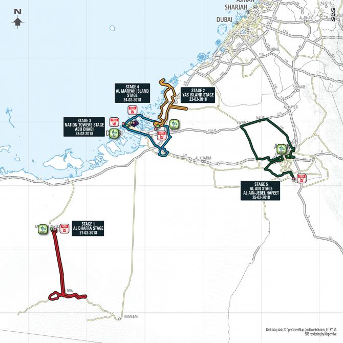 Abu Dhabi Tour 2018: percorso, tappe e migliori iscritti