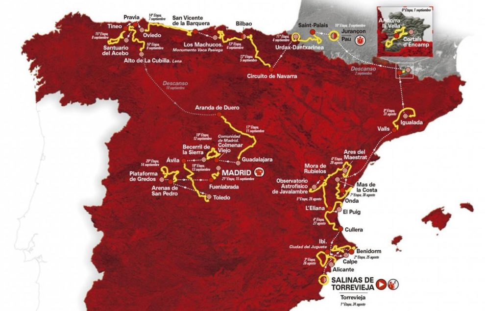 Vuelta a España: quando inizia, tappe e ciclisti partecipanti
