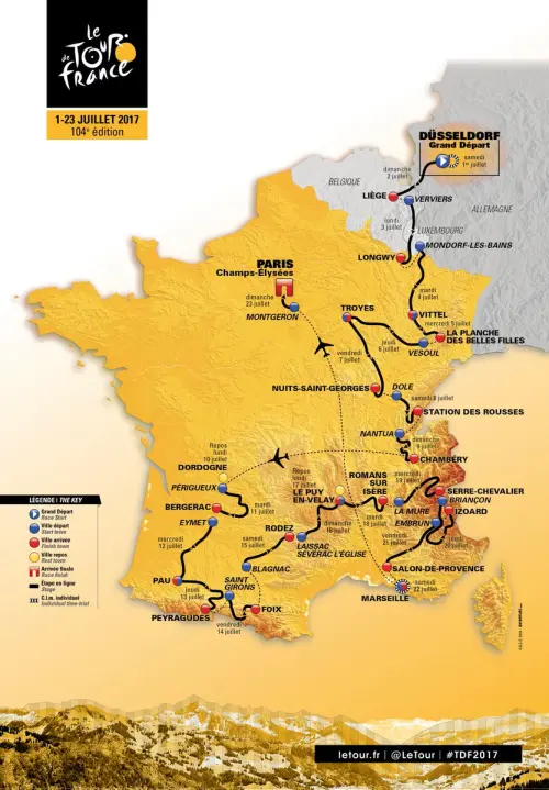 Tour de France 2017, la probabile startlist