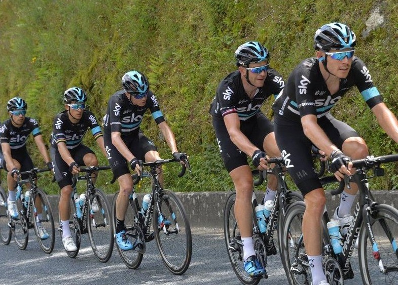 Tour de France 2016, il Team Sky è uno squadrone