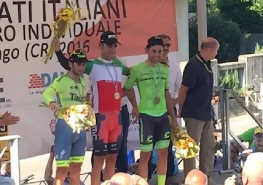 Campionati italiani a cronometro, fa festa Manuel Quinziato