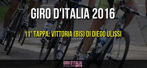 Giro d'Italia 2016: Diego Ulissi, uno Spettacolo di (Bis) Vittoria!