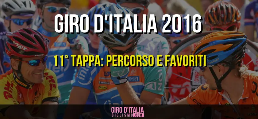 Giro d'Italia 2016: 18 Maggio l'11a Tappa Modena-Asolo, Percorso e Favoriti