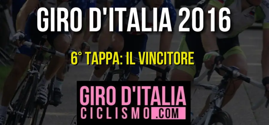 Giro d'Italia 2016: Tim Wellens è il Vincitore della 6a tappa
