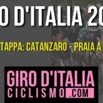 Giro d'Italia 2016: la 4a Tappa, Catanzaro – Praia a Mare