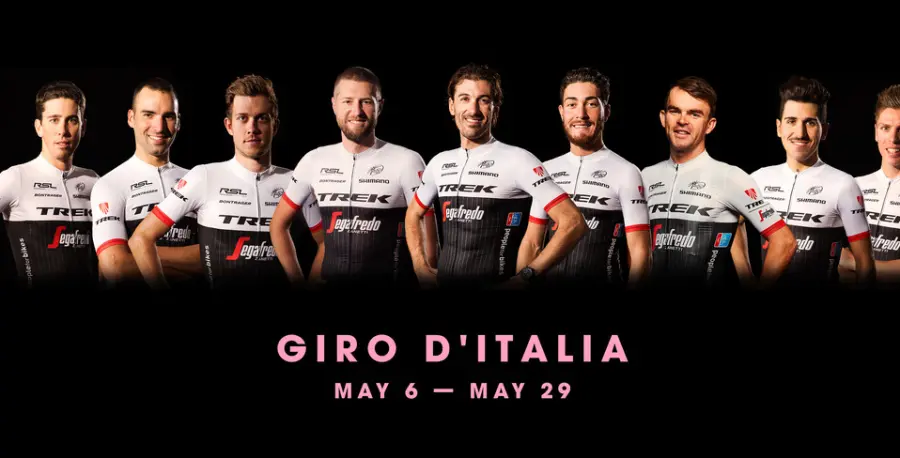 Giro d'Italia 2016: il Team della Trek-Segafredo