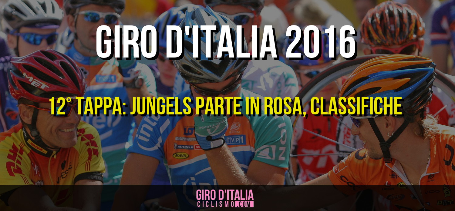 12 tappa jungels rosa classifiche