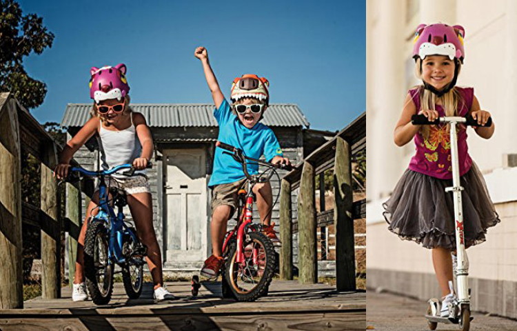 LOVMOV Caschetti per Bambini Toddle Casco Regolabile Bicicletta Casco Sicurezza leggerezza per Multi-Sport Ciclismo Pattino a rotelle Primo Regalo di Compleanno età 3-8 Anni Ragazzi Ragazze 