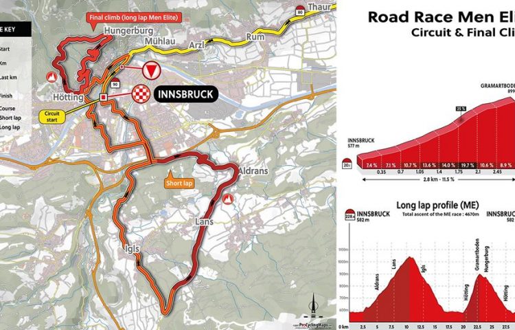 Mondiali di Innsbruck: percorso ottimo per gli scalatori